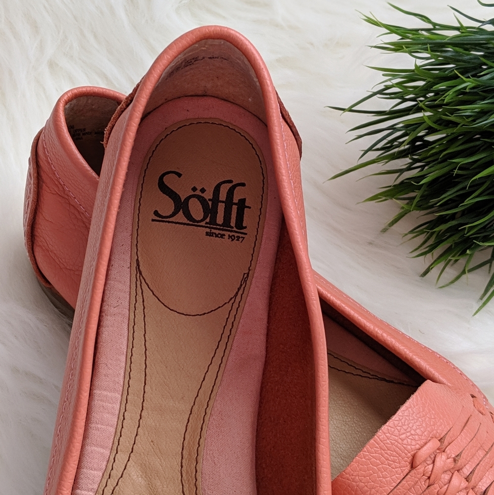 SÖFFT Since 1927  Woven moccasins color coral - Picture 7 of 8